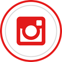 Social, Brand, media, Instagram, Logo Crimson icon