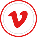 Brand, Social, media, Logo, Vimeo Crimson icon