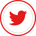 media, Brand, twitter, Social, Logo Crimson icon