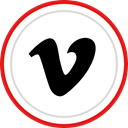 media, Social, Logo, Brand, Vimeo Black icon