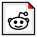 Reddit, Social, media, online, Brand Black icon