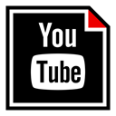 youtube, Brand, online, Social, media Black icon