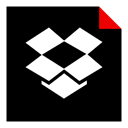 dropbox, Brand, Social, media, Logo Black icon