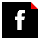 Brand, Logo, media, Facebook, Social Black icon