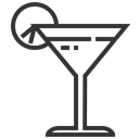 Alcohol, drink, cocktail, Juice, wine, beverage Black icon
