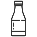 drink, Alcohol, beverage, Bottle, Juice, milk Black icon
