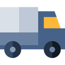 Cargo Truck, transportation, transport, Delivery, Shipping And Delivery, vehicle, Delivery Truck, truck, Automobile DarkSlateBlue icon