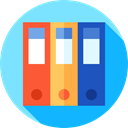 file folder, buildings, Office Material, Files And Folders, Business, Archive, Archives, Folder, File, Folders LightSkyBlue icon