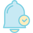 miscellaneous, Alert, Alarm, Snooze PaleTurquoise icon