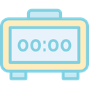 Tools And Utensils, time, timer, Clock, alarm clock, miscellaneous SkyBlue icon