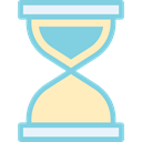 Clock, time, miscellaneous, Tools And Utensils, waiting, Hourglass SkyBlue icon