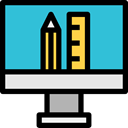 television, computing, monitor, Computer, technology MediumTurquoise icon