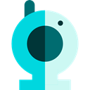 technology, Videocall, Webcam, Videocam, video chat, Cam, electronics DarkTurquoise icon