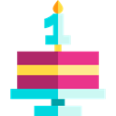 food, Food And Restaurant, cake, Dessert, birthday, Birthday Cake, Bakery, Celebration Black icon