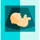 baby, Motherhood, pregnancy, Sonography, Healthcare And Medical, medical DarkTurquoise icon