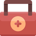 Health Care, hospital, first aid kit, doctor, medical, Healthcare And Medical IndianRed icon