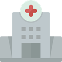 Healthcare And Medical, Architecture And City, hospital, urban, buildings, medical, Architectonic, Health Clinic Silver icon