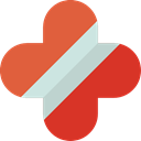 Aid, health, Healthcare And Medical, medicine, hospital, medical, emergency, red cross Crimson icon