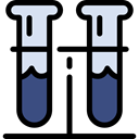 science, Test Tube, Chemistry, chemical, education, Test Tubes Black icon