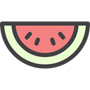 watermelon, Food And Restaurant, food, diet, vegetarian, Healthy Food, organic, vegan, Fruit Black icon