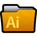 cs5, adobe, Folder, Directory, documents, illustrator Black icon