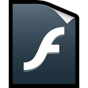 swf, Flash, adobe, File DarkSlateGray icon