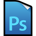 photoshop, adobe, cs5, File SteelBlue icon