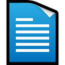 docs, google, word, document, Doc DodgerBlue icon