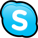 Chat, Message, facetime, Skype DeepSkyBlue icon