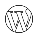 homepage, web, website, Wordpress, internet, blog, Page Black icon