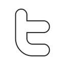 Logo, Communication, online, media, bird, Social, twitter Black icon