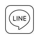 Social, Contact, Message, Call, media, Logo, line Black icon