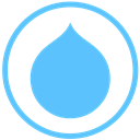 Drupal, internet, web LightSkyBlue icon