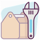 construction tools, tools, Building, hand tool, work, repair, Construction PeachPuff icon
