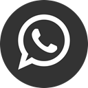 Whatsapp, Social, media, Logo DarkSlateGray icon