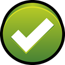 normal, ok, Check, Go, verified YellowGreen icon