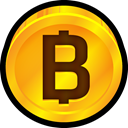 Bitcoin, Finance, coin, paypal, payment Orange icon