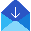 envelope RoyalBlue icon