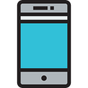 mobile phone, Communications, cellphone, Iphone, smartphone, technology, electronics, touch screen MediumTurquoise icon