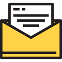 Note, envelope, Message, Email, Letter, mail, Business And Finance SandyBrown icon