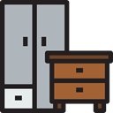 Drawers, Furniture And Household, Closet, furniture Silver icon