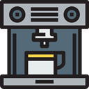 Coffee Machine, hot drink, kitchenware, electronics, Restaurant DimGray icon