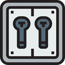 Tools And Utensils, technology, Electric, Socket, electronics, Connection, plugin, electrical Lavender icon