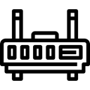 Wifi, technology, Wireless Connectivity, wireless, electronics, router, Wifi Signal, Wireless Internet Black icon