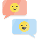 Multimedia, Chat, Communication, Conversation, interface, speech bubble Black icon