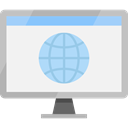 technology, internet, Computer, monitor, screen WhiteSmoke icon