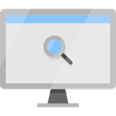 graphic, monitor, Stats, statistics, screen, graph, Computer, technology Gainsboro icon