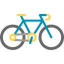 sport, Bike, transport, sports, Bicycle, cycling, exercise, vehicle, transportation Black icon