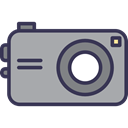 photo camera, digital camera, picture, photograph, technology DarkGray icon