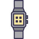wristwatch, Coding, watch, technology, smartwatch Black icon